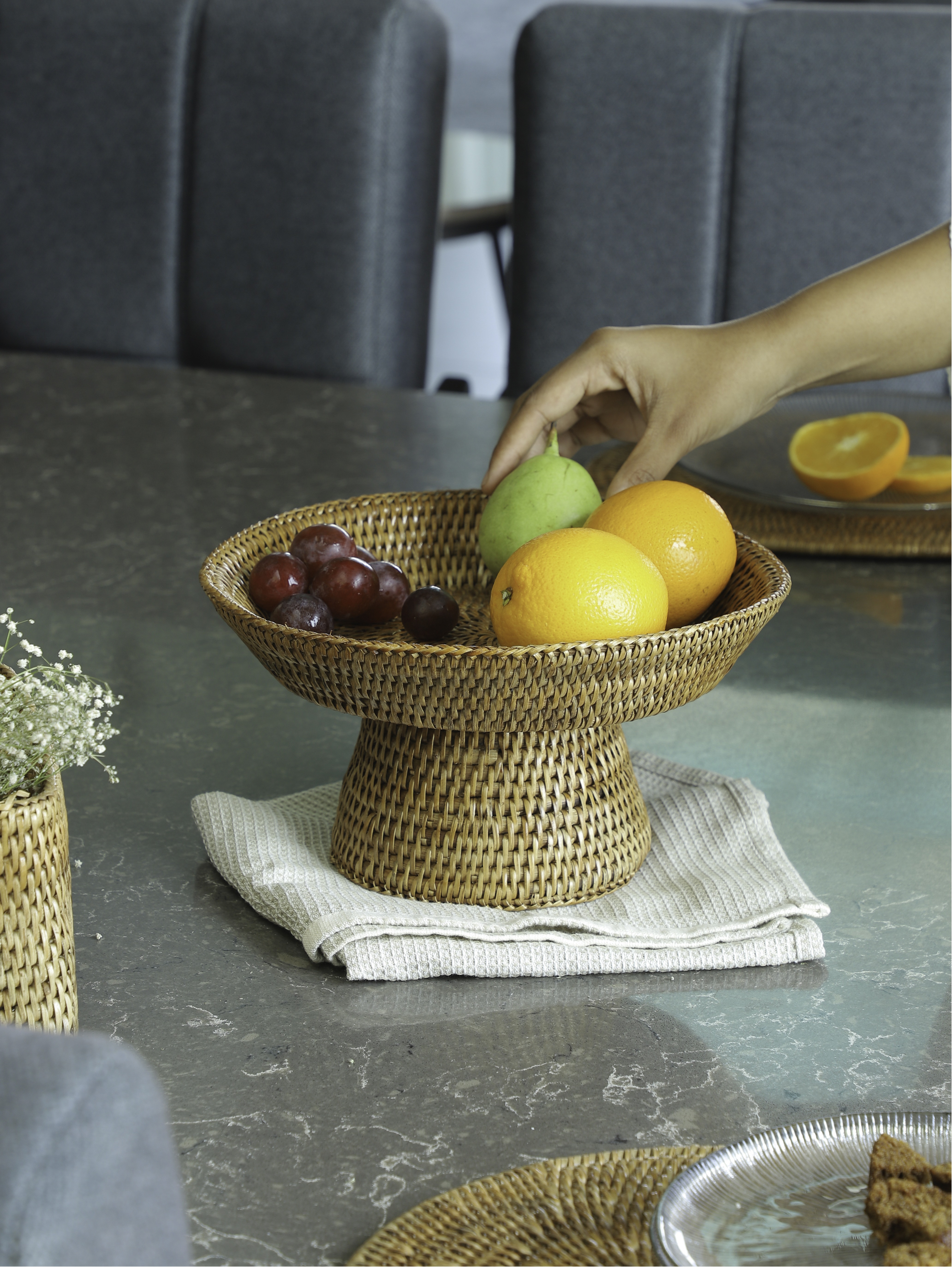 Rattan Fruit Bowl